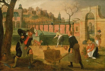 Gärtner bei der Arbeit