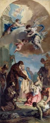 Ein Wunder des Heiligen Franz von Paola, 1733