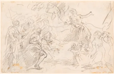 Biblische Szene [verso]