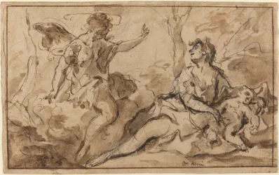 Der Engel erscheint Hagar und Ismael