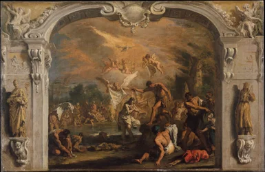 Die Taufe Christi, ca. 1713-14
