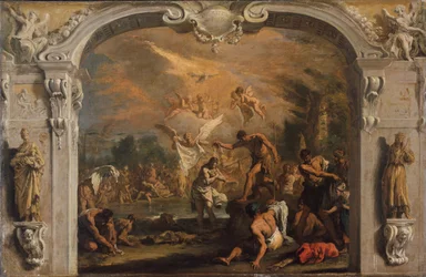 Die Taufe Christi, ca. 1713-14