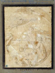 Der Auszug aus der Arche Noah (Zeichnung)