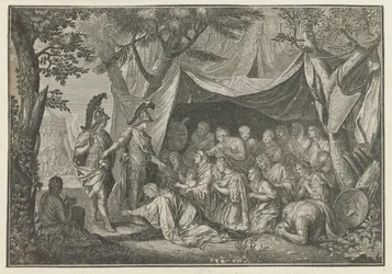 Alexander der Große trifft Stateira, Sisygambis und die Familie von Darius