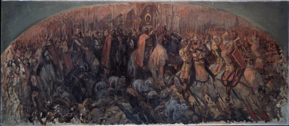 Die Schlacht von Kulikowo am 8. September 1380