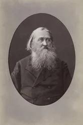 Porträt des Dichters Aleksey Nikolayevich Pleshcheyev 1825-1893, 1870