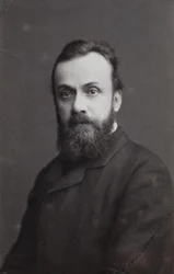 Porträt des Schriftstellers Gleb Ivanovich Uspensky, 1843-1902, 1870