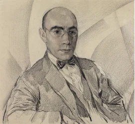 Porträt des Künstlers und Fotografen Miron Sherling 1880-1958
