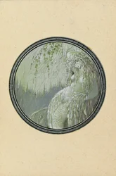 Rusalka. Illustration zum Gedicht Ruslan und Ljudmila von A. Puschkin, 1921-1926