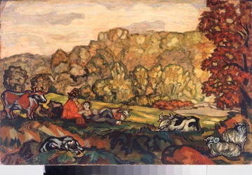 Pastorale Szene