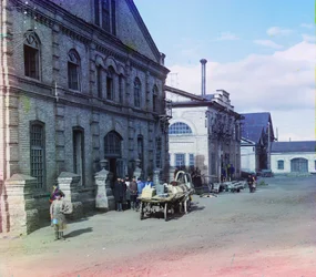Mechanische Werkstätten zur Fertigstellung von Gussteilen bei den Kasli Eisenwerken, 1905-1915