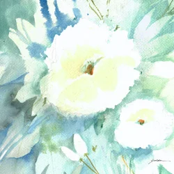 Weiche Weiße Blüten