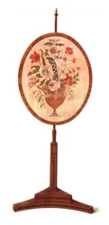 Intarsien-Mahagoni-Pole-Screen, 1908