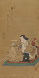Porträt des Schauspielers Arashi Rikan I, ca. 1812