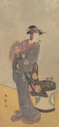 Der vierte Iwai Hanshiro als Onnadate Frau Kyokaku