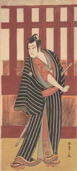 Der zweite Ishikawa Monosuke in der Rolle des Karigane Bunshichi