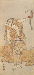 Der zweite Nakamura Juzo als Yakko, 1773 oder 1774