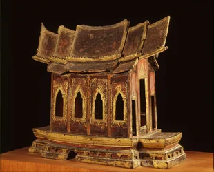 Modell eines Tempels aus der Ayutthaya-Periode