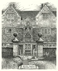 Nordseite, Hungerford Almshouses, Corsham