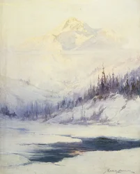 Wintermorgen, Mount McKinley, Alaska