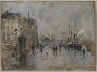 Der große Kai von Le Havre