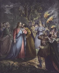 Judas verrät seinen Meister
