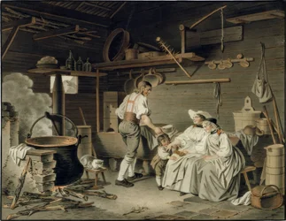 Der Besuch in der Sennhütte