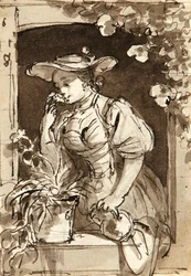 Mädchen in Berner Tracht