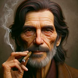 Albert-"KI-geformte Lebensjahre: Porträts der Zeitlosigkeit"