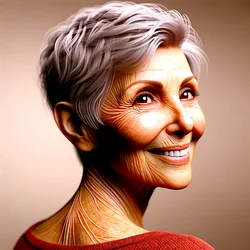 Margaret-"KI-geformte Lebensjahre: Porträts der Zeitlosigkeit"