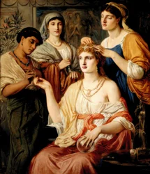 Toilette einer römischen Dame