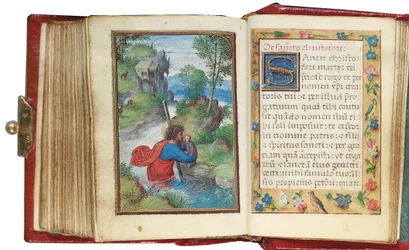 Folio aus einem Miniatur-Stundenbuch, Gebrauch von Rom, Brügge, 1530-35
