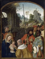 Die Anbetung der Könige, erste Hälfte des 16. Jahrhunderts