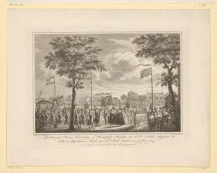 Abschied von Wilhelm V. und Gemahlin an der Buiten Amstel, 1768