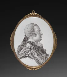 Ovales Plakette, Herzog von Cumberland, ca. 1755