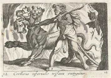 Herkules fängt Cerberus