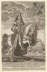 Porträt von Friedrich Wilhelm 1620-1688, Kurfürst von Brandenburg, Herzog von Preußen, 1680