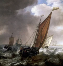 Niederländisches kleines Transportschiff