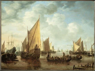 Marinebesuch von Friedrich Hendricks II. von Oranien, vierter Sohn von Wilhelm I. von Oranien, Statthalter der Niederlande