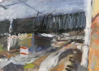 Parkplatzeinfahrt und -ausfahrt, 2023