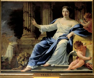 Eloquenz. Darstellung von Polymnie, Muse der Eloquenz