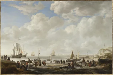 Blick auf einen Strand