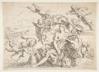 Raub der Europa, ca. 1636