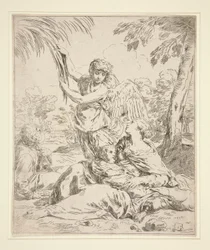 Ruhe auf der Flucht nach Ägypten