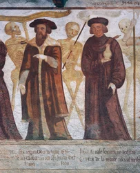 Der Tod mit dem Herzog und dem Doktor, Detail aus Der Totentanz