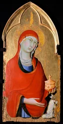Die Magdalena, Detail des Altarbildes des Heiligen Dominikus