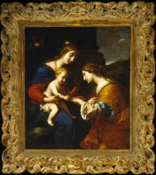 Die mystische Vermählung der Heiligen Katharina
