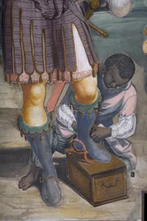 Die Anbetung der Könige, Presbyterium, 1578-82 (Detail)