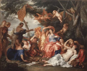 Amarillis krönt Mirtillo, 1631-1632