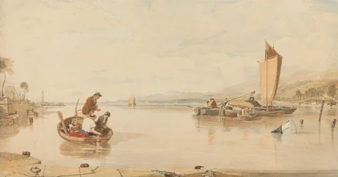 Tote Stille: Boote vor Cowes Castle